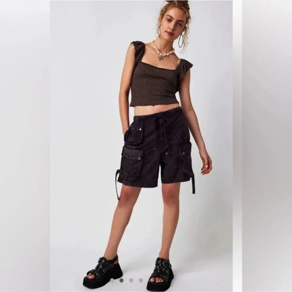 Free People Moon Bay Parachute Shorts - Picture 3 of 11
